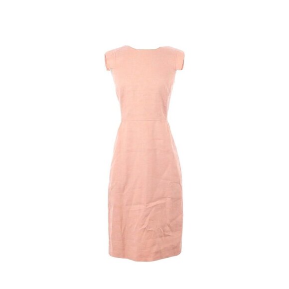 NWT J.Crew Resume Sheath in Orange Sorbet Stretch Linen Dress 0 $168